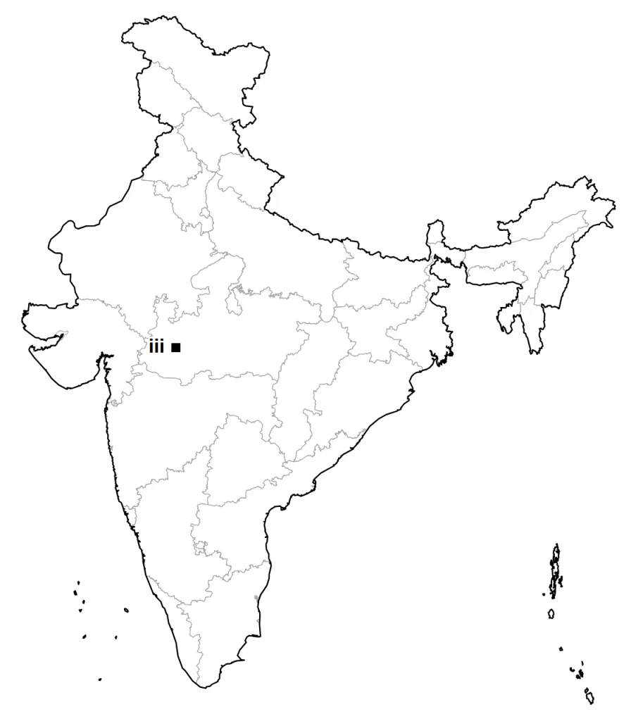उत्तर मानचित्र: मद (iii) की स्थिति