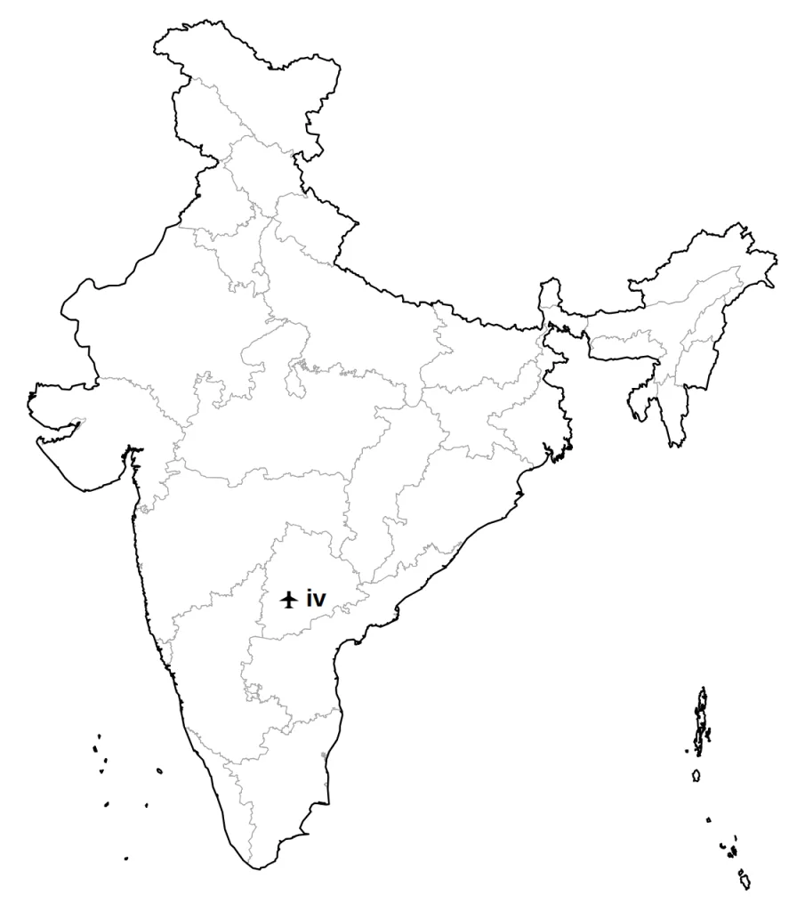 Answer map: position of item (iv)
