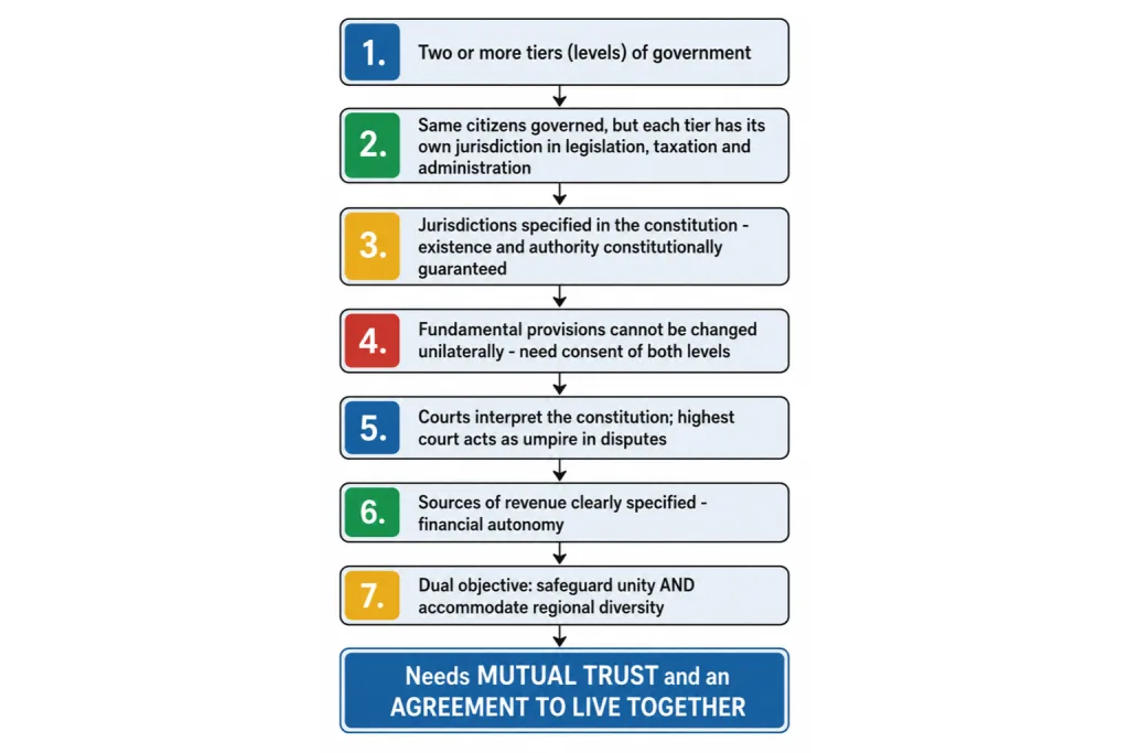 Seven key features of federalism
