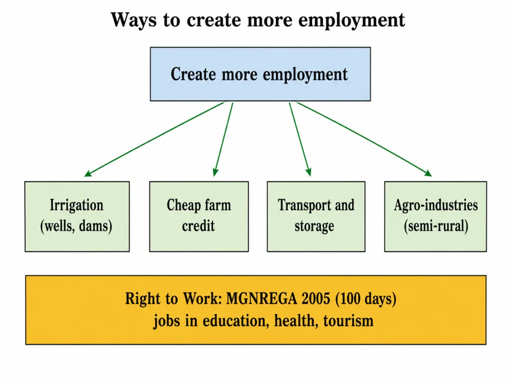 Ways to create more employment