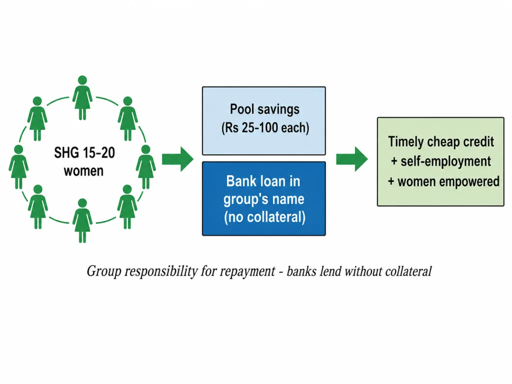 How Self-Help Groups give collateral-free credit