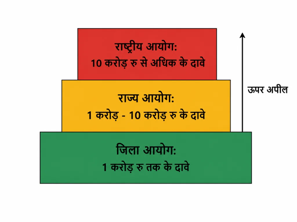 त्रिस्तरीय उपभोक्ता न्यायालय