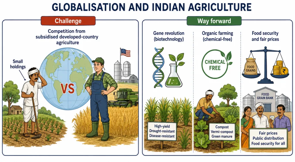 Impact of globalisation on Indian agriculture