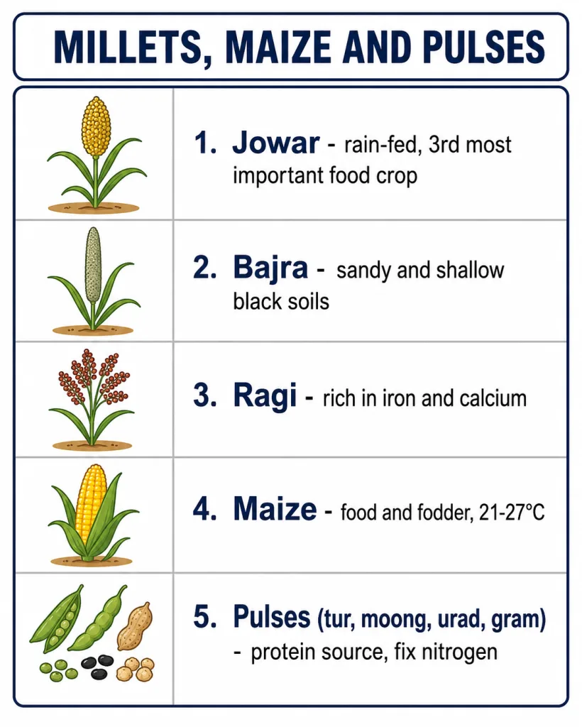 Key facts on millets, maize and pulses