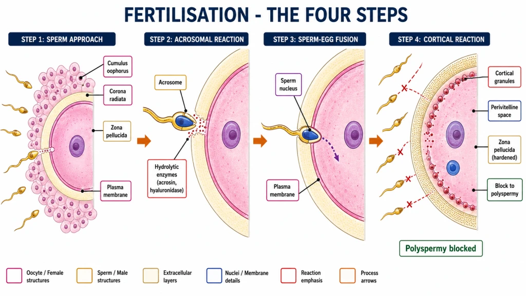 Fertilisation and the acrosomal reaction