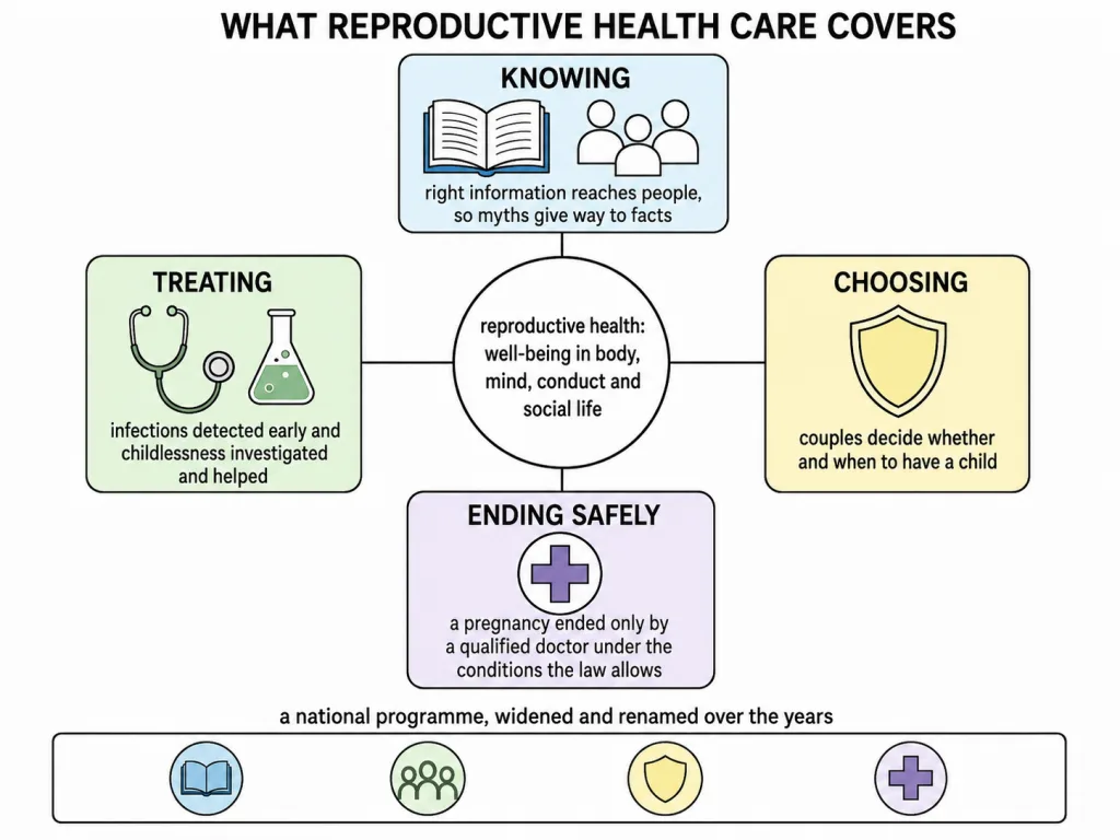 The four aspects of reproduction in the WHO definition of reproductive health